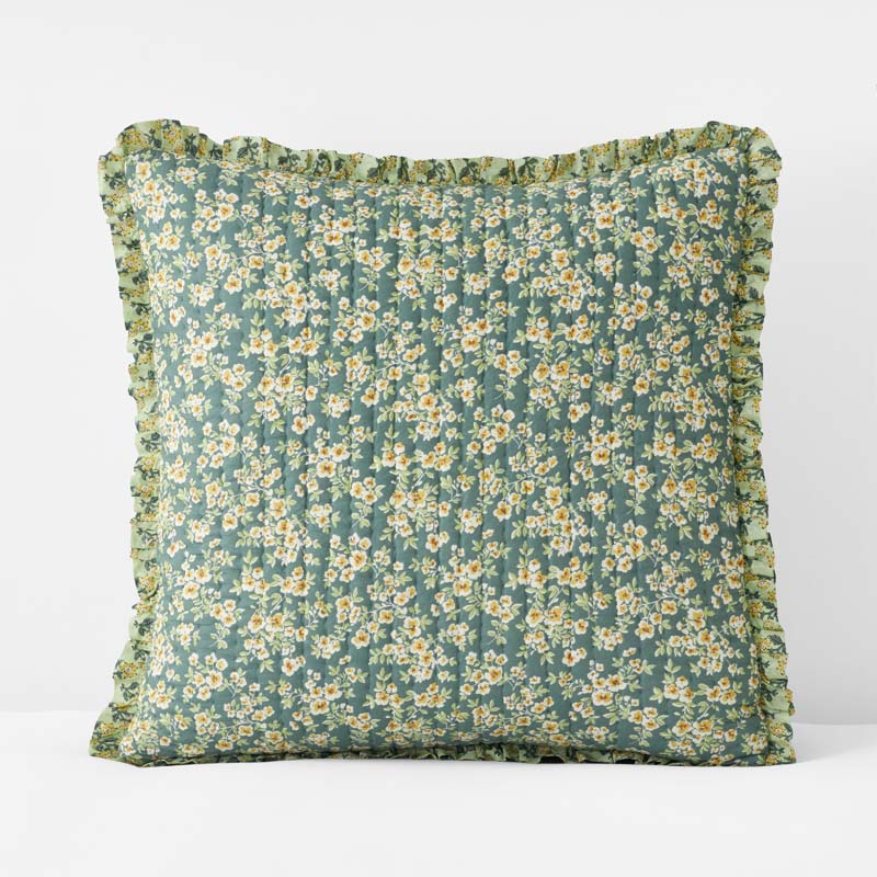Suhana Reversible Ruffle Quilted Sham