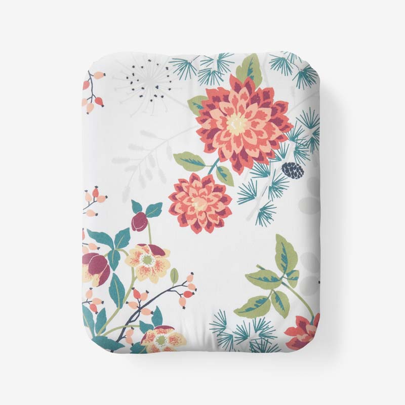 Holiday Print Classic Ultra-Cozy Cotton Flannel Fitted Bed Sheet