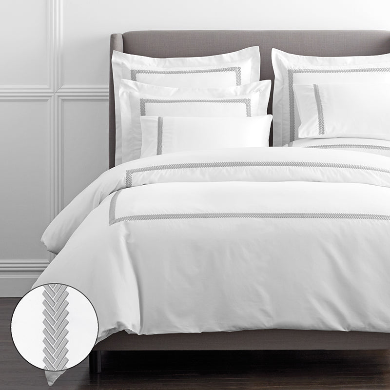 Hewett Luxe Smooth Egyptian Cotton Sateen Duvet Cover