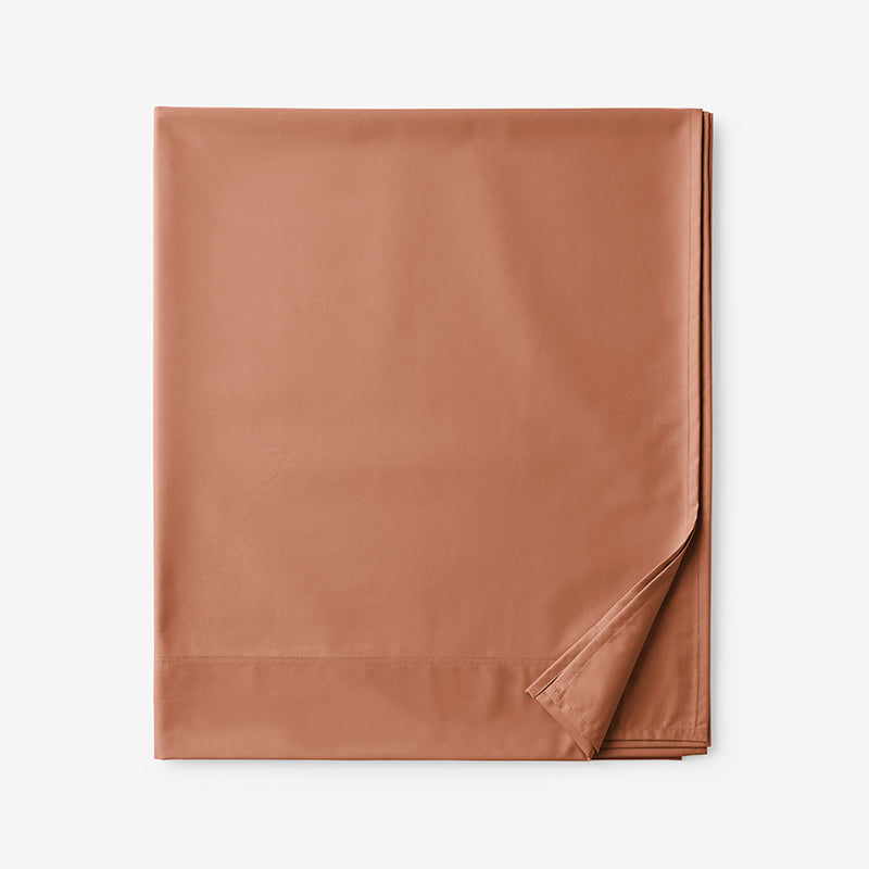 Classic Smooth Cotton Wrinkle-Free Sateen Flat Bed Sheet