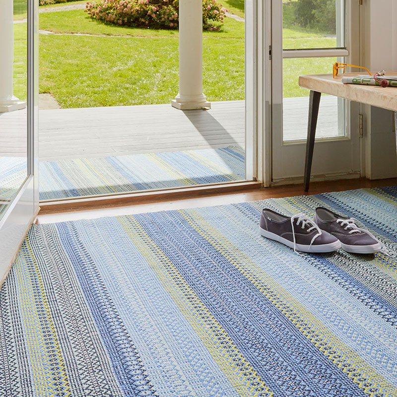 Fiesta Stripe Handwoven Indoor/Outdoor Rug