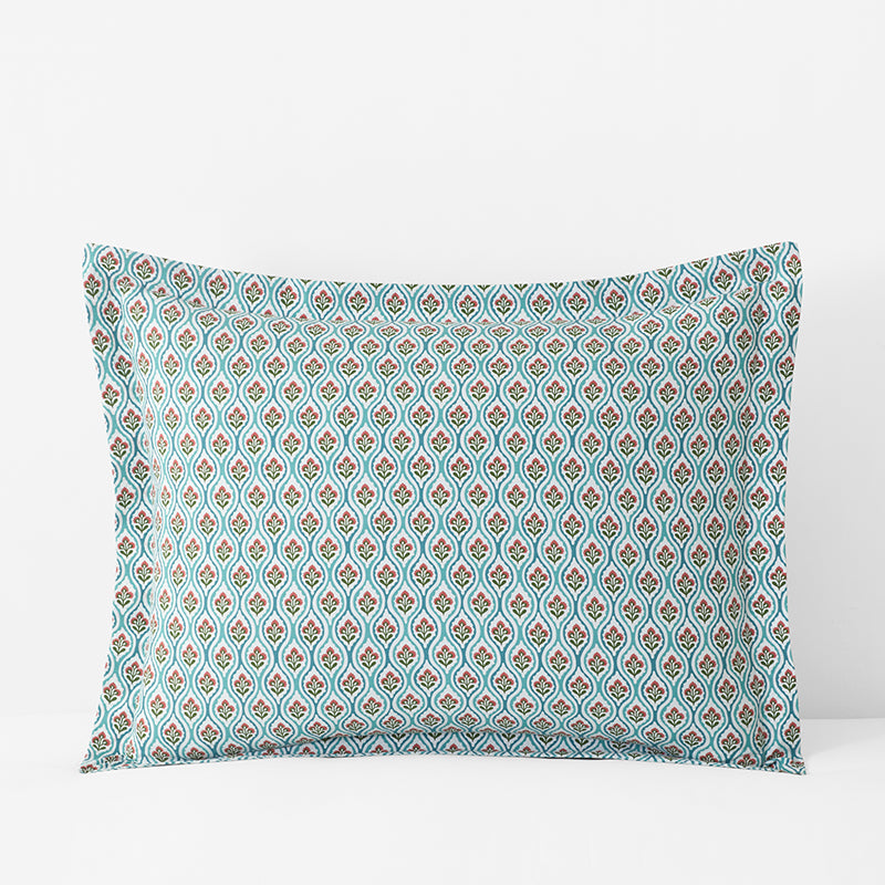 Seraphina Garment Washed Cotton Percale Sham