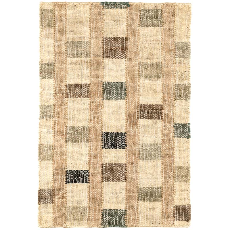 Mosaic Handwoven Jute Rug