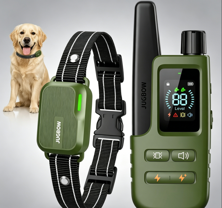 Dog Shock Collar - 4500FT Dog Training Collar with Remote, IPX8 Waterproof Electric Dog Collar with 4 Training Modes