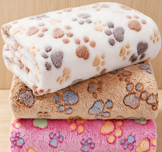 1 Pack 3 Blankets Super Soft Fluffy Premium Fleece Dog Blankets for Puppy Cat Pet Blanket Flannel Throw Warm Sleep Dog