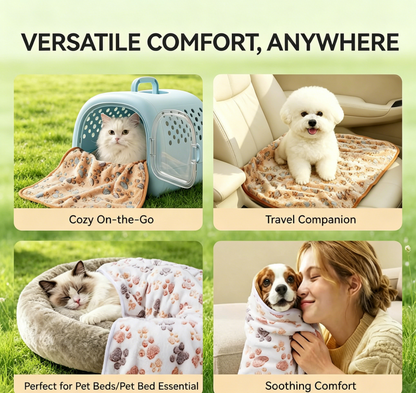 1 Pack 3 Blankets Super Soft Fluffy Premium Fleece Dog Blankets for Puppy Cat Pet Blanket Flannel Throw Warm Sleep Dog
