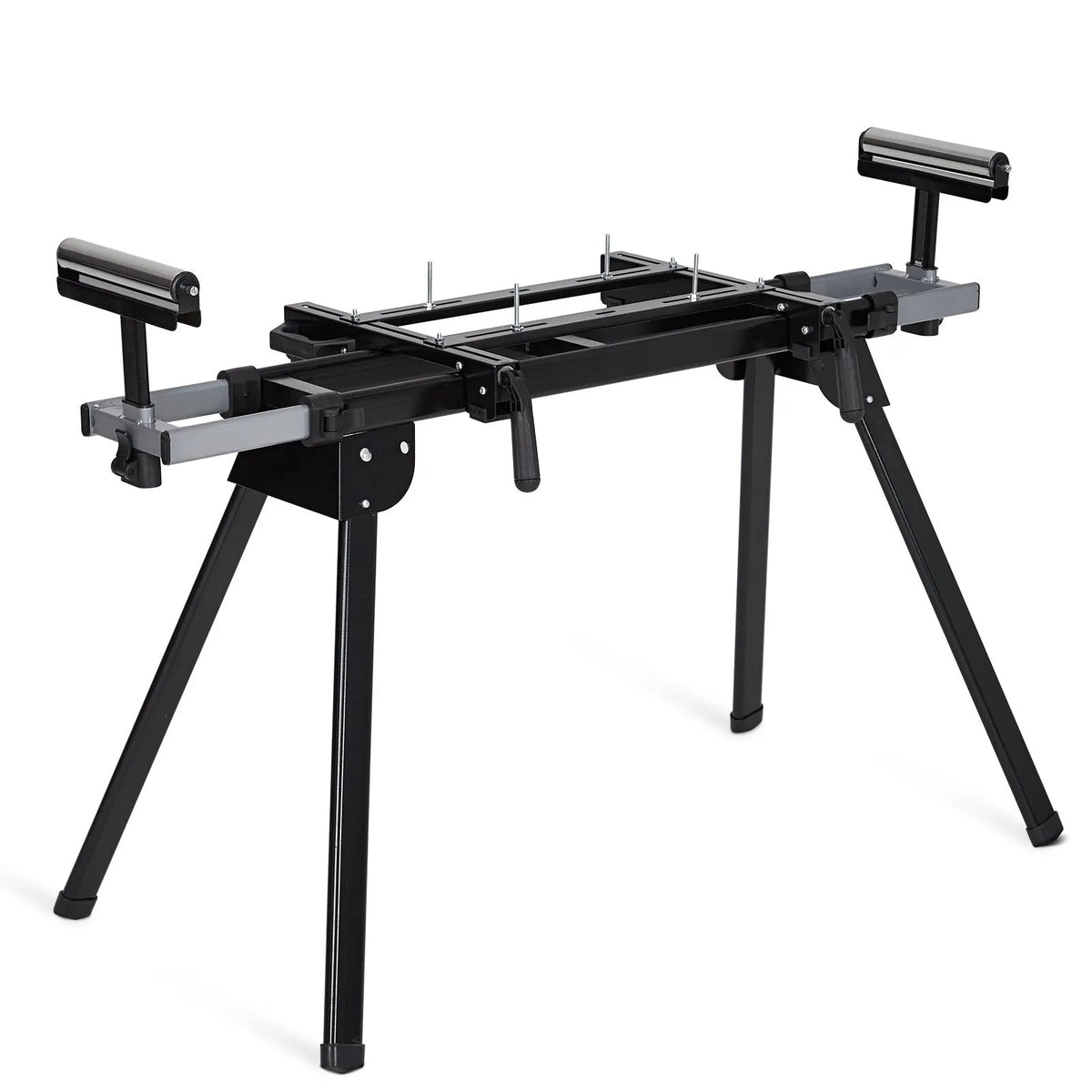 440Lbs Portable Folding Miter Saw Stand, Adjustable Stainless Steel Table, Universal Fit