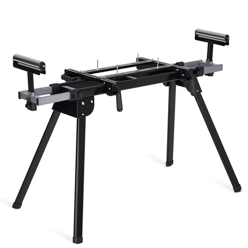 440Lbs Portable Folding Miter Saw Stand, Adjustable Stainless Steel Table, Universal Fit