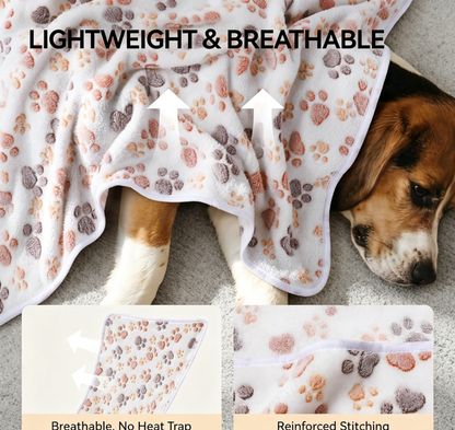 1 Pack 3 Blankets Super Soft Fluffy Premium Fleece Dog Blankets for Puppy Cat Pet Blanket Flannel Throw Warm Sleep Dog