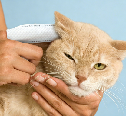 Dog Ear Cleaner Wipes – Finger Wipes for Dogs & Cats – Cleaning, Soothing, & Deodorizing Itchy Ears