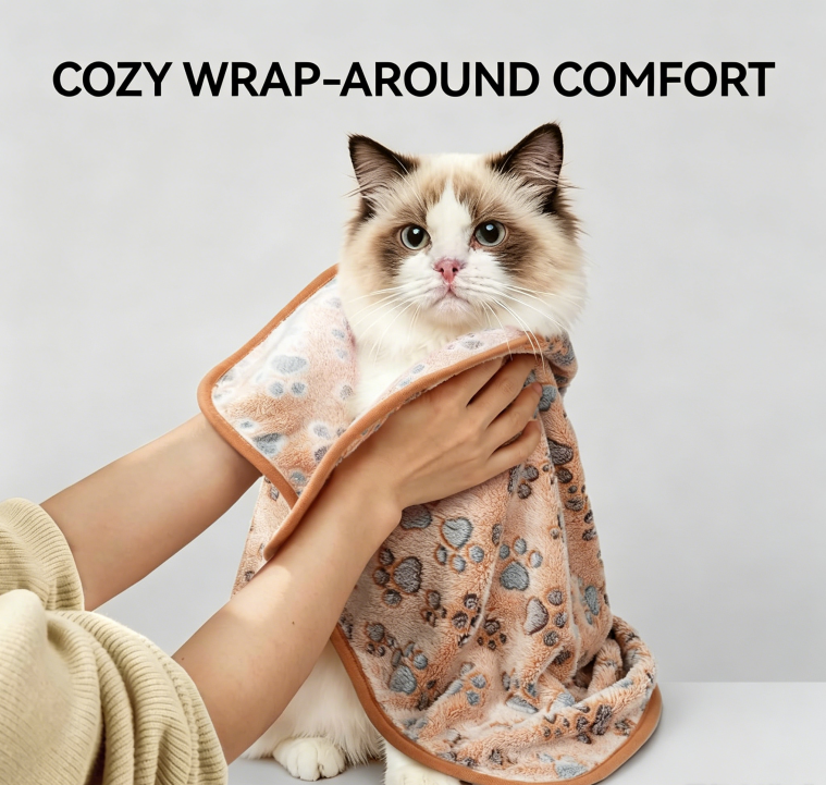 1 Pack 3 Blankets Super Soft Fluffy Premium Fleece Dog Blankets for Puppy Cat Pet Blanket Flannel Throw Warm Sleep Dog