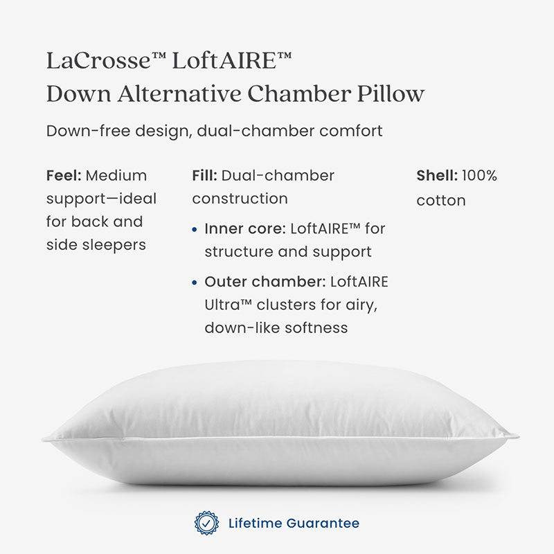 LoftAIRE™ Down Alternative Chamber Pillow