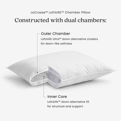 LoftAIRE™ Down Alternative Chamber Pillow