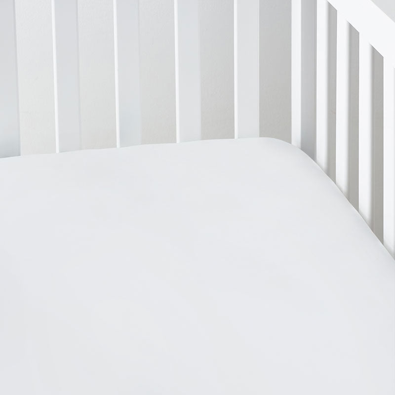 Classic Cool Organic Cotton Percale Solid Fitted Crib Sheet