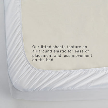 Tira Floral Classic Cool Cotton Percale Bed Sheet Set