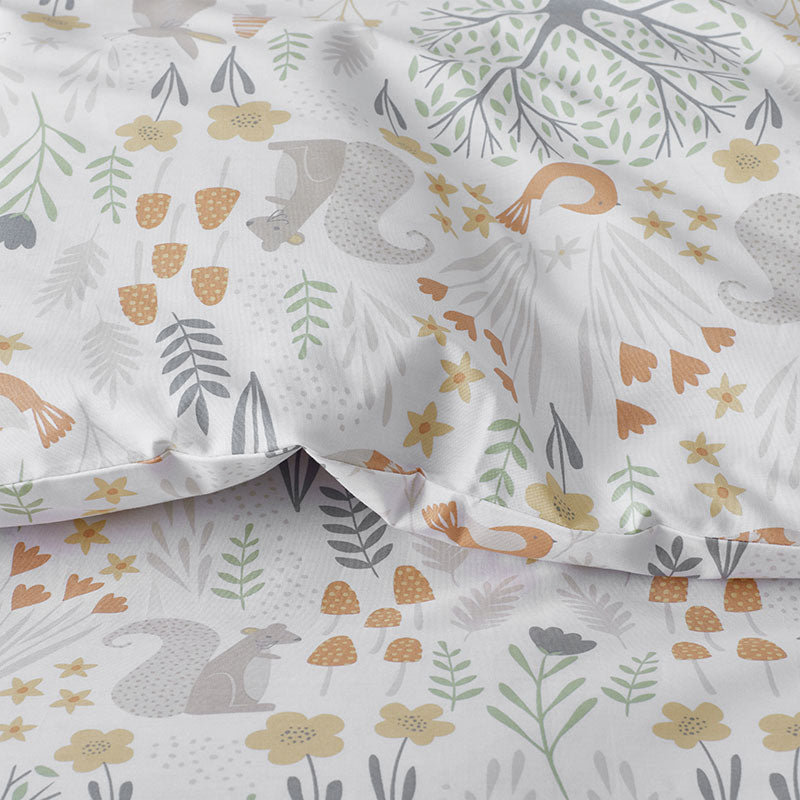 Forest Animals Classic Cool Organic Cotton Percale Sham