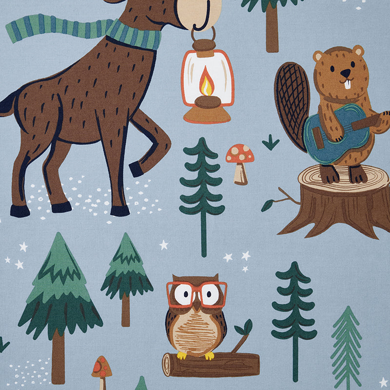 Animal Campers Classic Cool Organic Cotton Percale Sham