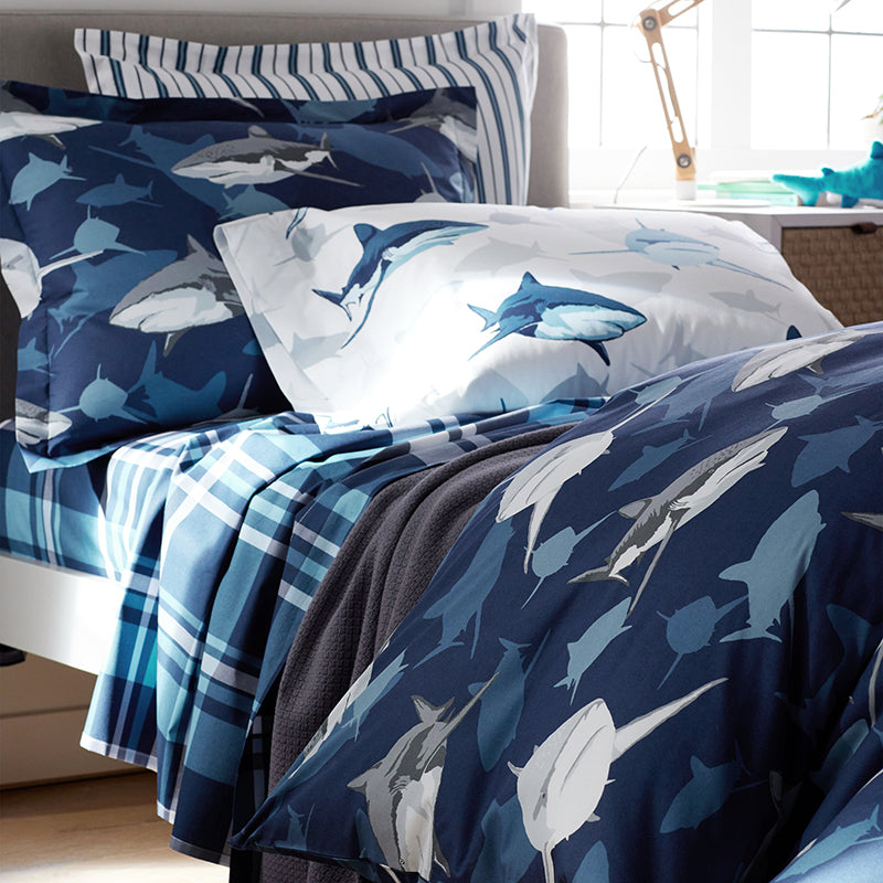 Handsome Tartan Classic Cool Organic Cotton Percale Pillowcase Set