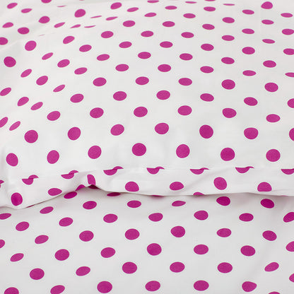 Dot Classic Cool Organic Cotton Percale Duvet Cover Set