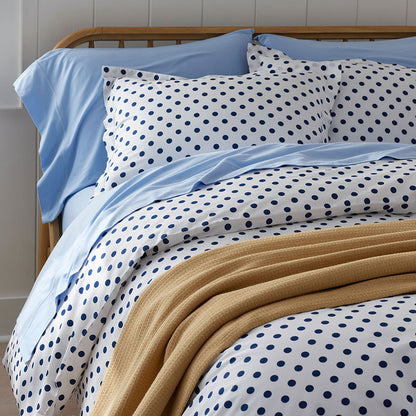 Dot Classic Cool Organic Cotton Percale Sham