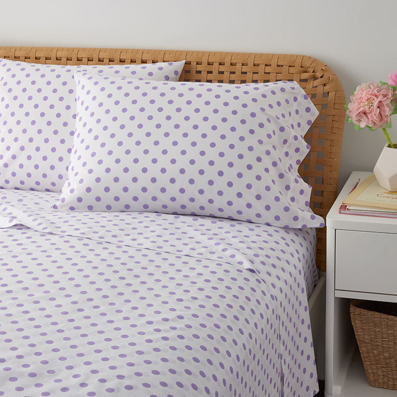 Dot Classic Cool Organic Cotton Percale Pillowcase Set