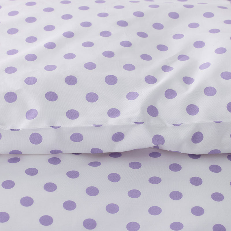 Dot Classic Cool Organic Cotton Percale Duvet Cover Set