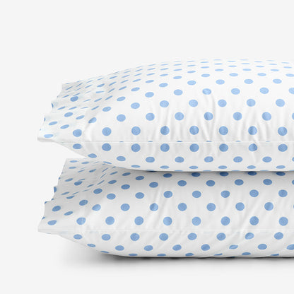 Dot Classic Cool Organic Cotton Percale Pillowcase Set