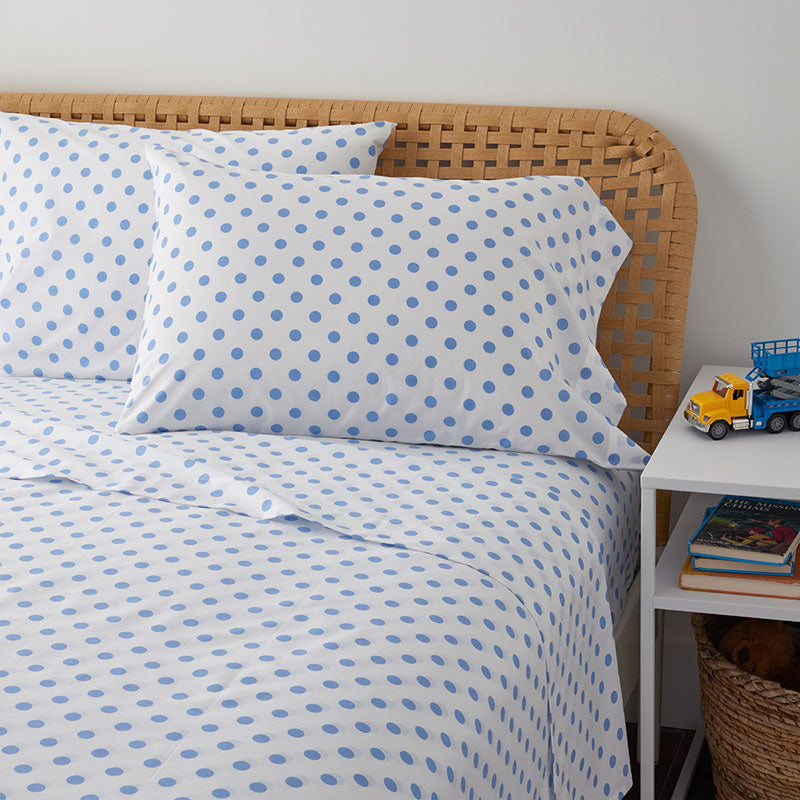 Dot Classic Cool Organic Cotton Percale Pillowcase Set