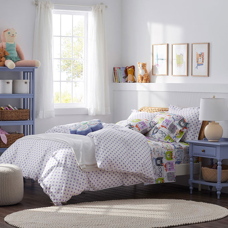 Dot Classic Cool Organic Cotton Percale Pillowcase Set