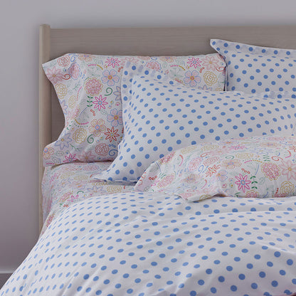 Dot Classic Cool Organic Cotton Percale Comforter Set