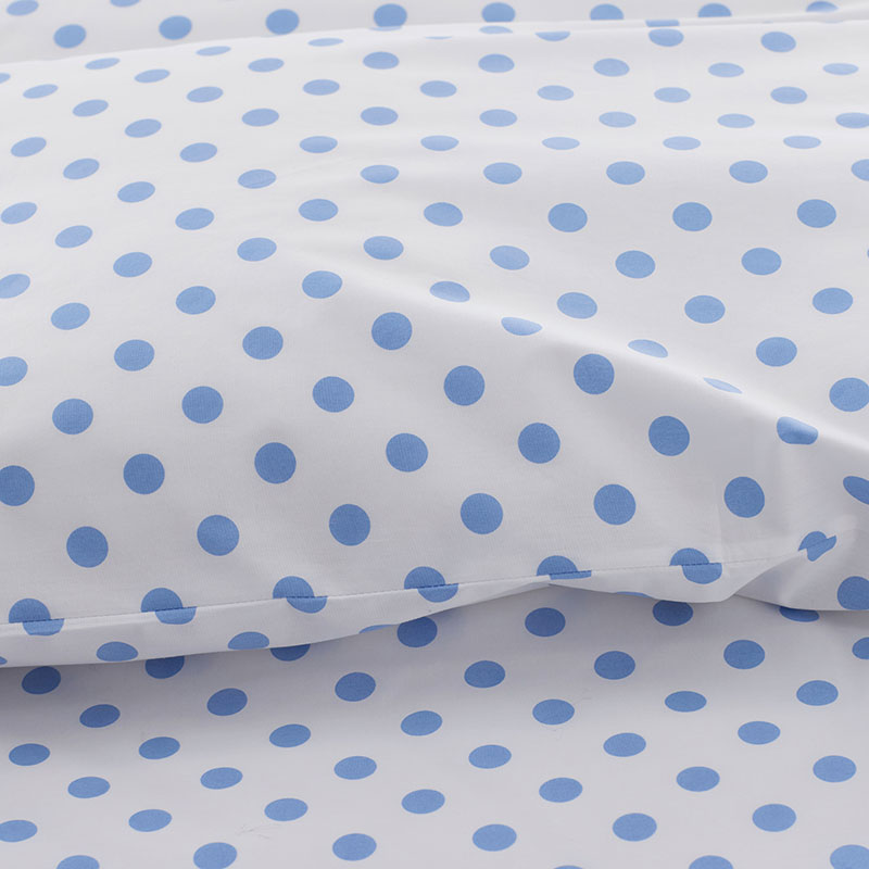 Dot Classic Cool Organic Cotton Percale Duvet Cover Set