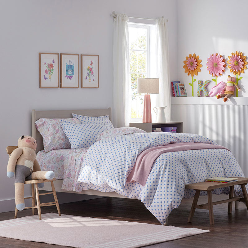 Dot Classic Cool Organic Cotton Percale Pillowcase Set
