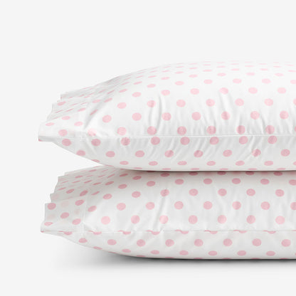 Dot Classic Cool Organic Cotton Percale Pillowcase Set