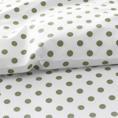 Dot Classic Cool Organic Cotton Percale Pillowcase Set