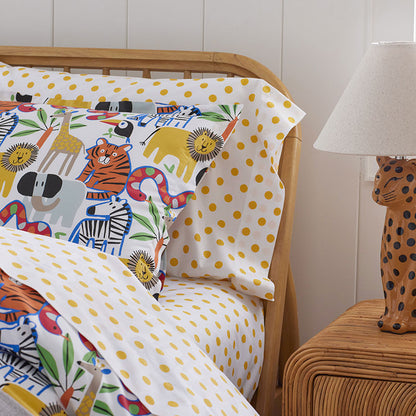 Dot Classic Cool Organic Cotton Percale Comforter Set