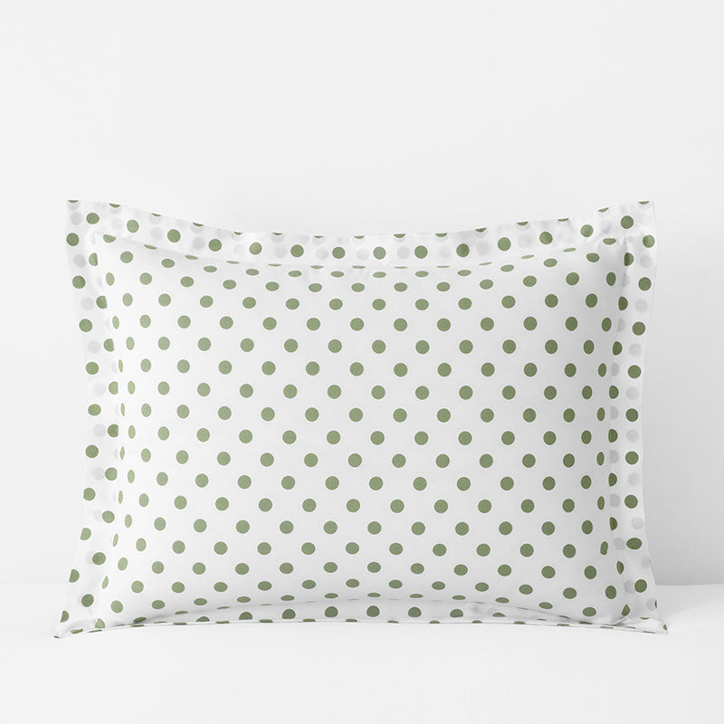 Dot Classic Cool Organic Cotton Percale Sham