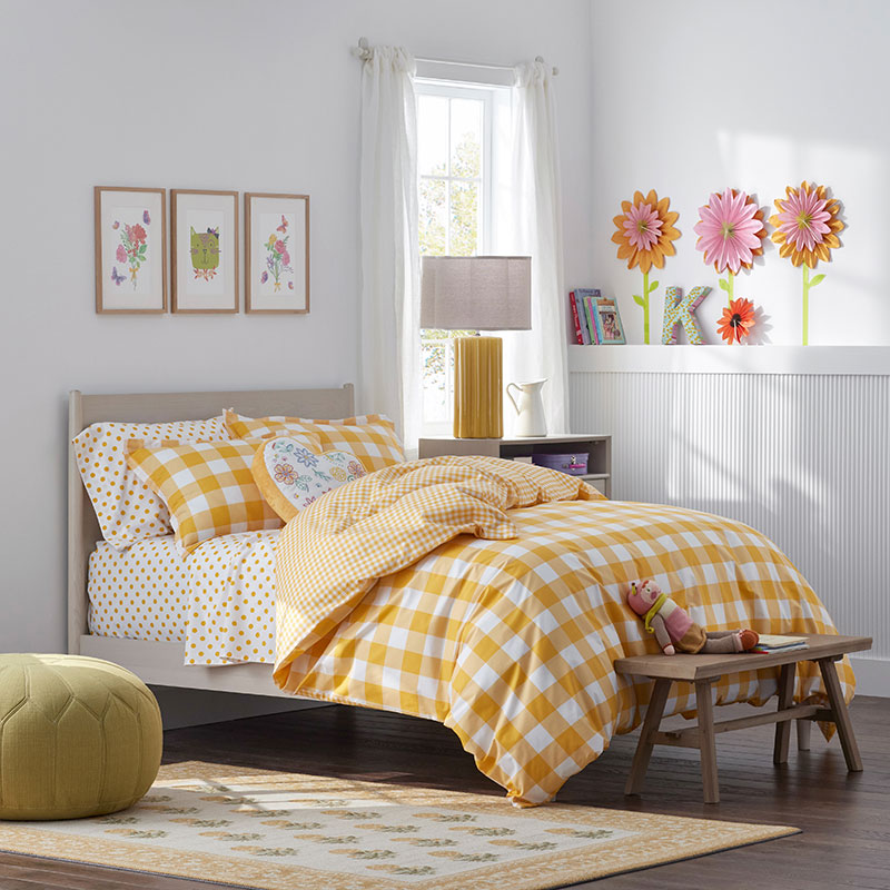 Dot Classic Cool Organic Cotton Percale Bed Sheet Set