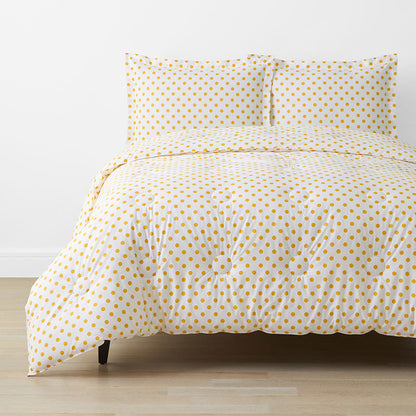 Dot Classic Cool Organic Cotton Percale Comforter Set