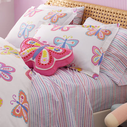 Zig Zag Classic Cool Organic Cotton Percale Bed Sheet Set