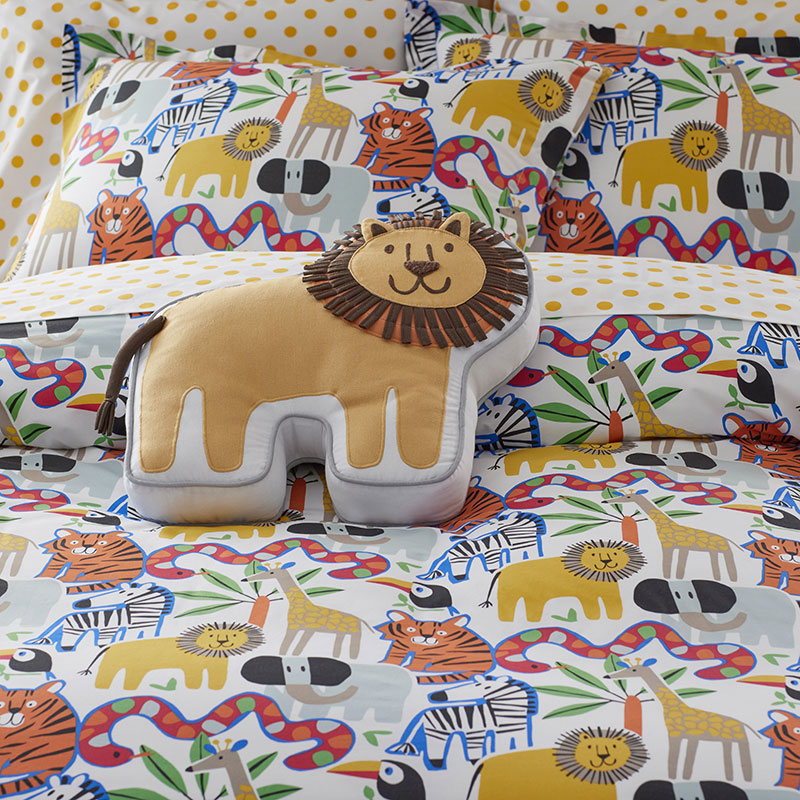 Into the Jungle Classic Cool Organic Cotton Percale Sham