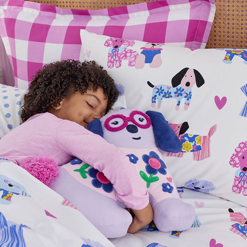 Puppy Love Classic Cool Organic Cotton Percale Comforter Set