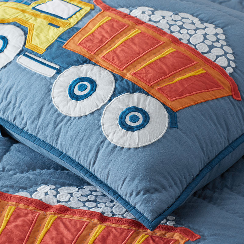 Construction Trucks Quilt