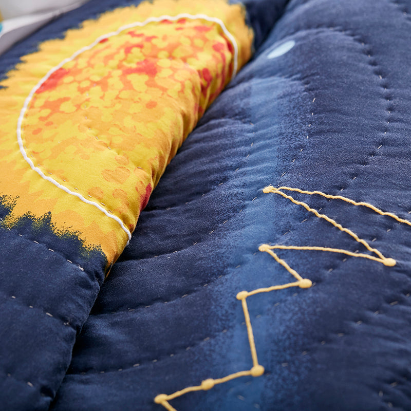 Space Travel Handcrafted Cotton Sham