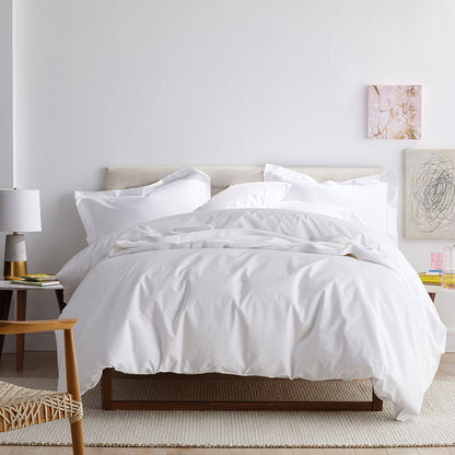 Classic Cool Cotton Percale Bed Sheet Set