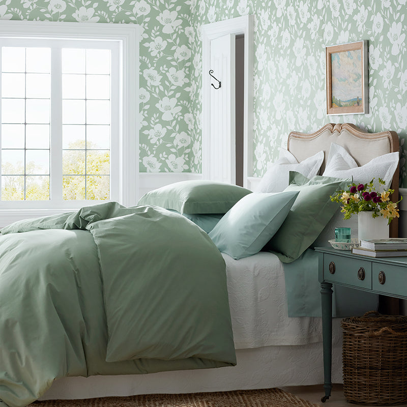 Classic Cool Cotton Percale Bed Duvet Cover