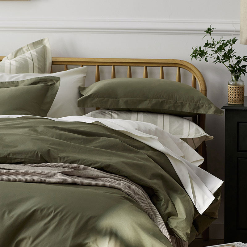 Classic Cool Cotton Percale Bed Duvet Cover