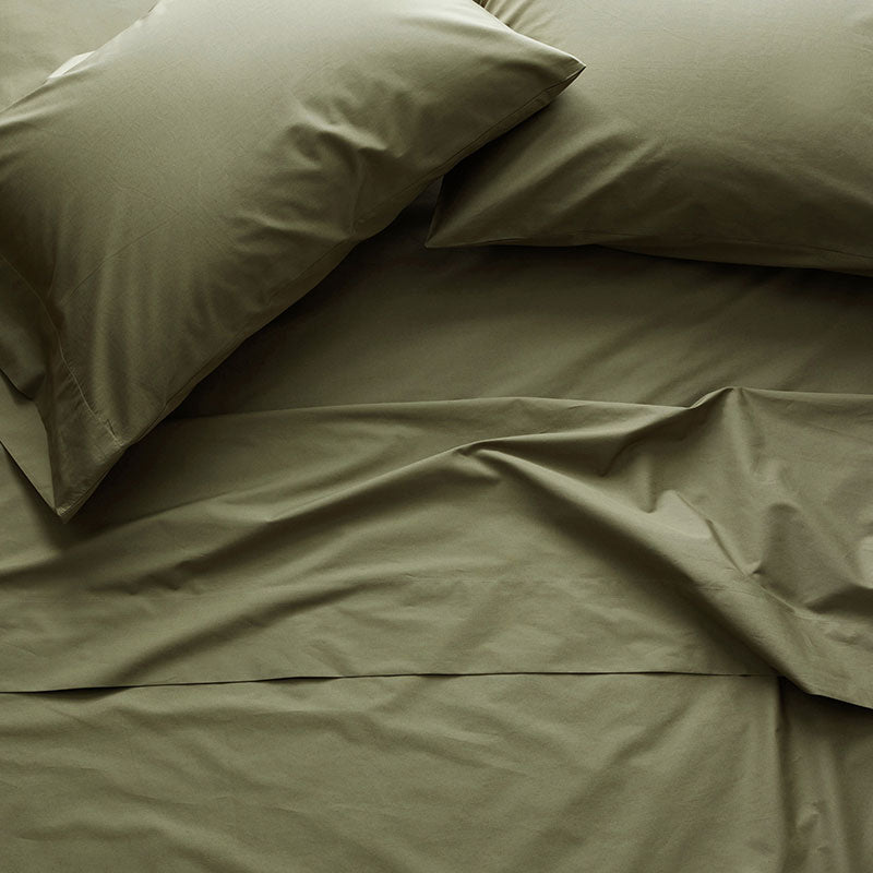Classic Cool Cotton Percale Flat Bed Sheet