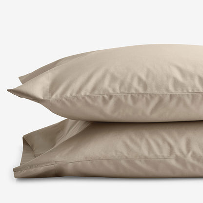 4-Piece Classic Cool Cotton Percale Solid Bedding Bundle