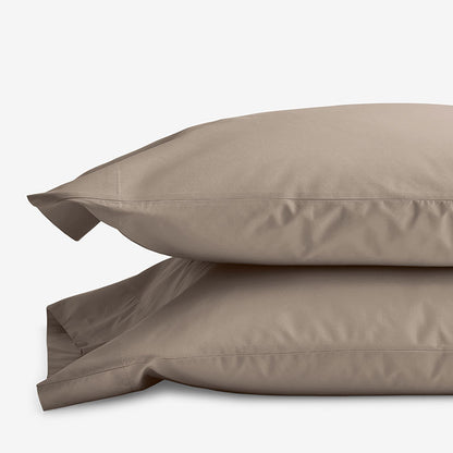 4-Piece Classic Cool Cotton Percale Solid Bedding Bundle