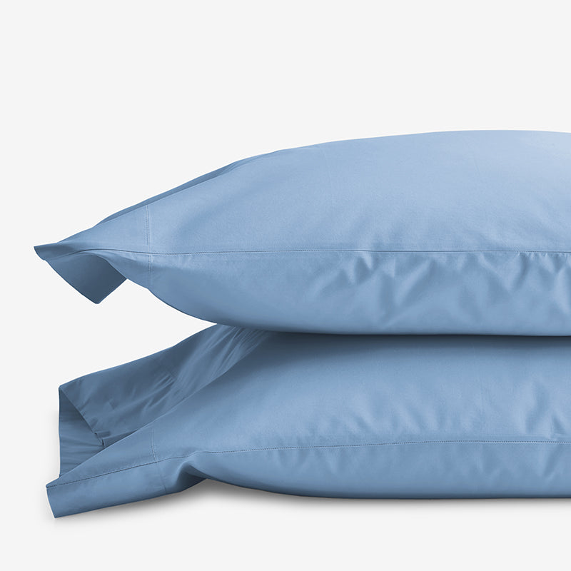 4-Piece Classic Cool Cotton Percale Solid Bedding Bundle